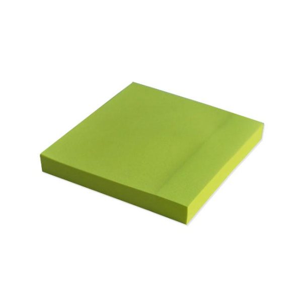 Info notes 75 x 75 mm neon zuti