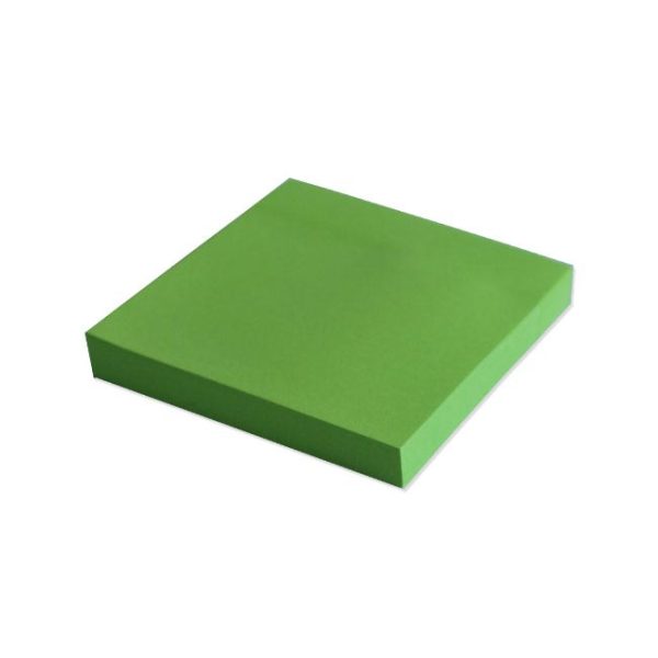 Info notes 75 x 75 mm neon zeleni