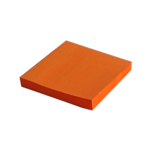 Info notes 75 x 75 mm neon narandzasti