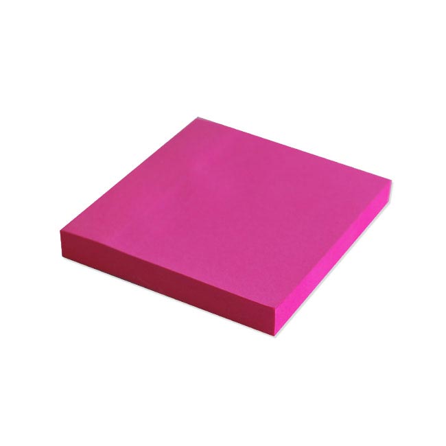 Info notes 75 x 75 mm neon roze