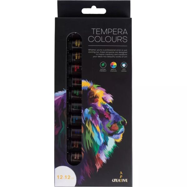 CreativeArt tempera 12 boja po 12 ml