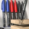 Deli deep hole permanent marker plavi