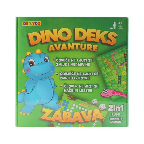 Dino Deks avanture 2u1 društvena igra