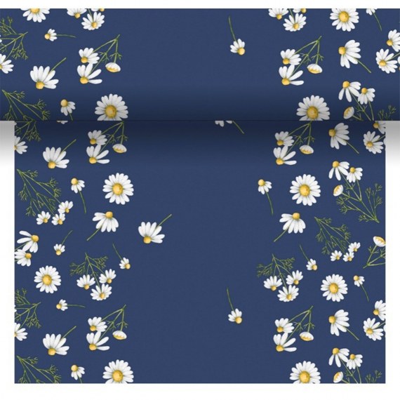 Duni nadstolnjak Pretty Daisy Blue