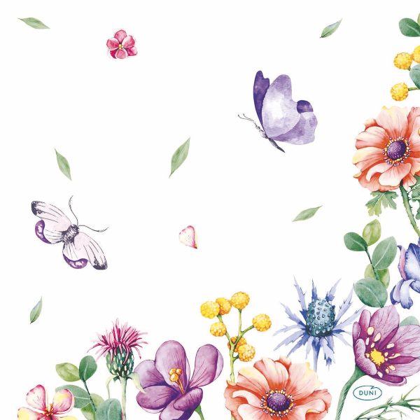 Duni salvete Breezy Butterflies