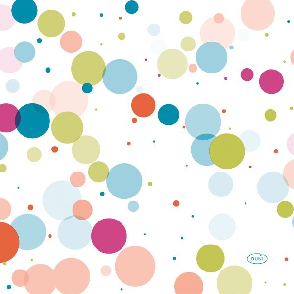 Duni salvete Festive Bubbles Multi