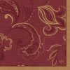 Duni salvete Golden Grace Bordeaux