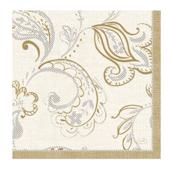 Duni salvete Golden Grace Cream