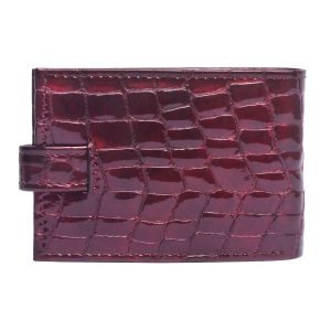 Falco futrola za kartice 3309 bordo kroko lak