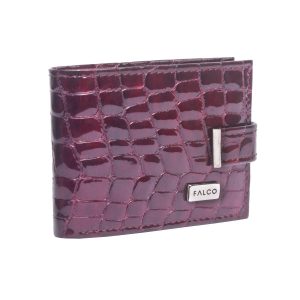 Falco futrola za kartice 3309 bordo kroko lak