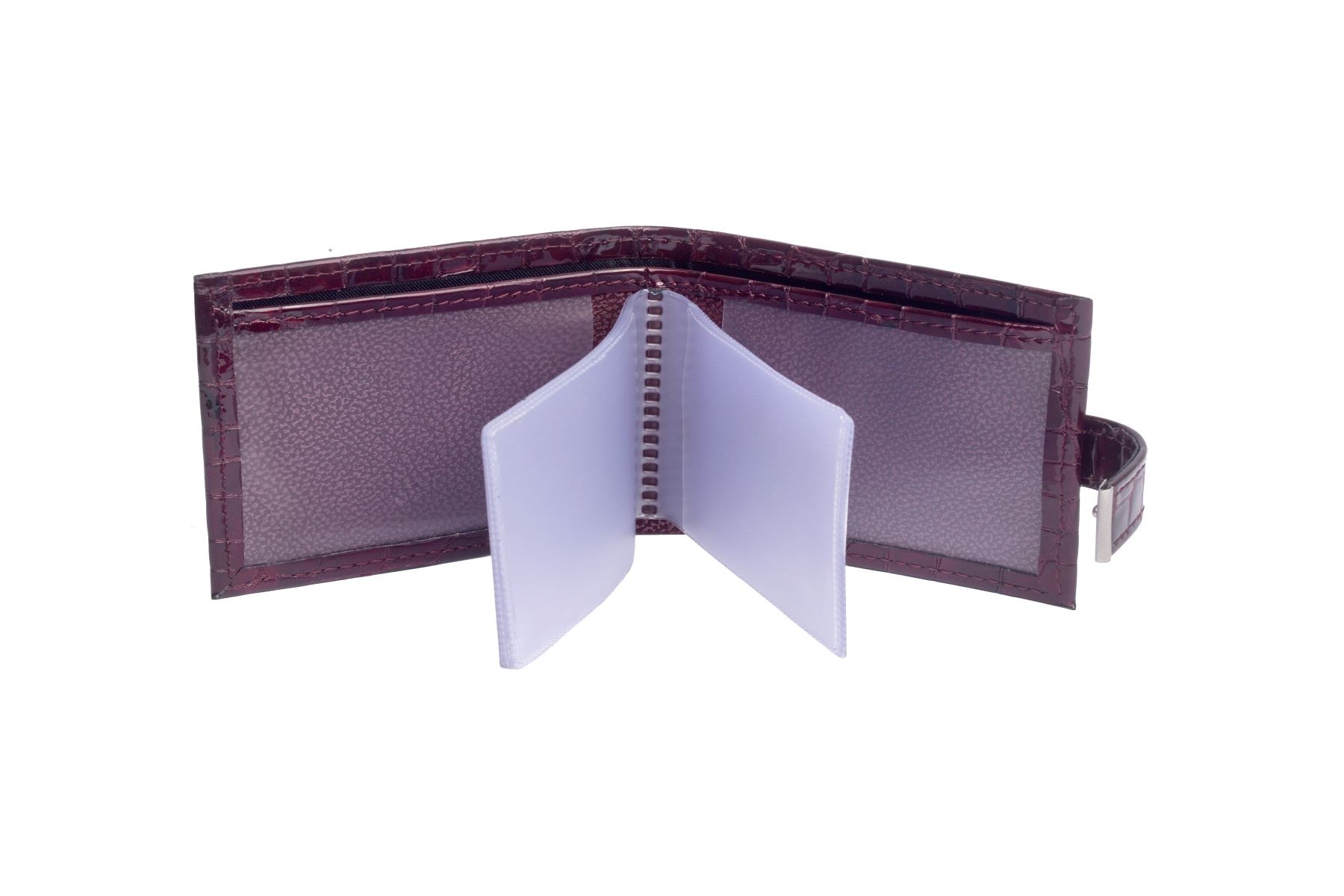 Falco futrola za kartice 3309 bordo kroko lak
