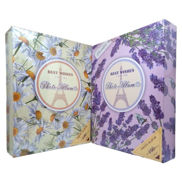 Foto album Lavanda i White flower 13x18 cm, 100 slika
