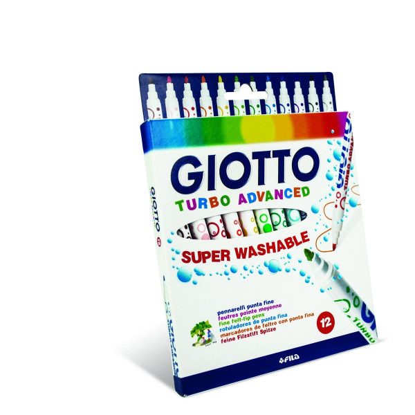 Giotto Turbo Advanced flomasteri 12 boja super perivi