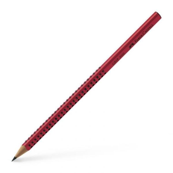 Grafitna olovka Grip Faber-Castell crvena B