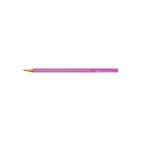 Grafitna olovka Sparkle Faber-Castell Electric fuchsia