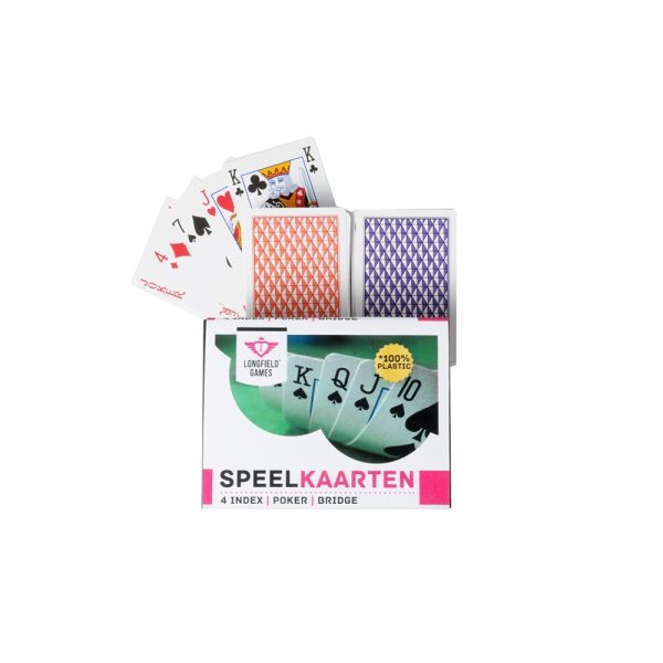 Longfield karte 100% plastika, dupli špil