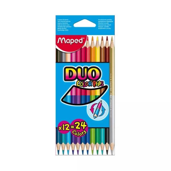 Maped bojice Color Peps Duo 12 komada, 24 boje