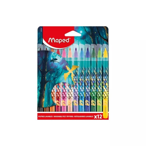 Maped flomaster Dragon 12 boja