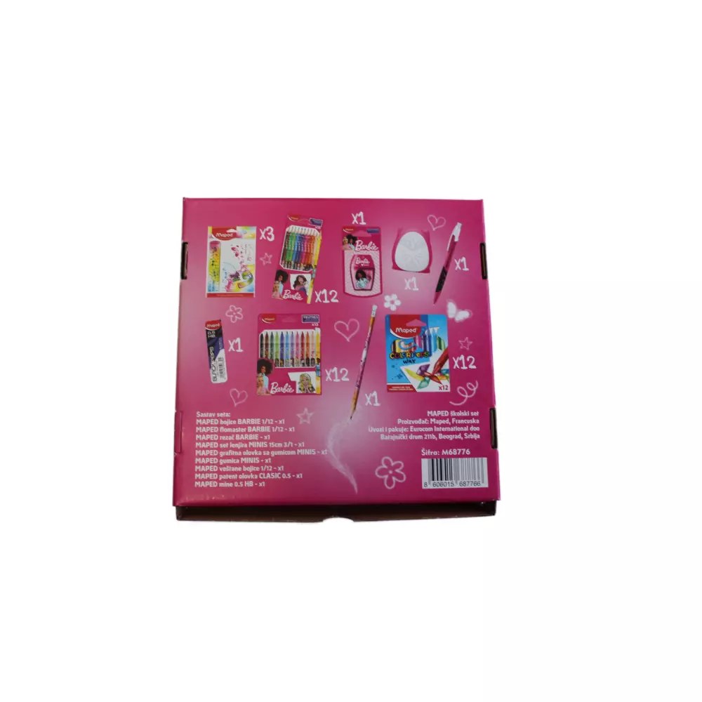 Maped školski set Barbie