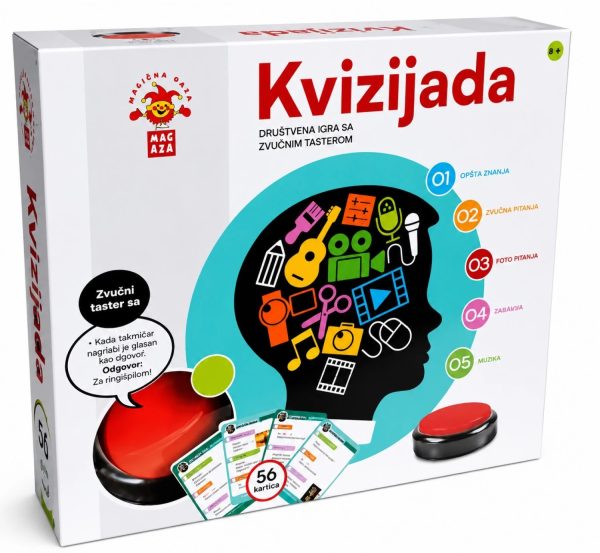 Kvizijada 2u1 društvena igra