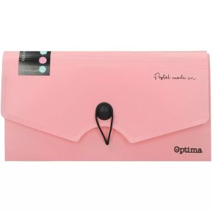 Optima fascikla B6 sa 7 pregrada pastel