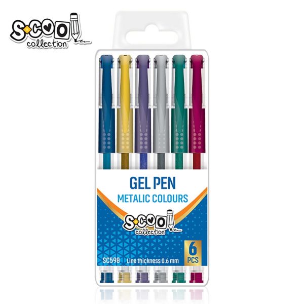 S-Cool gel olovke metalik 1/6 SC598