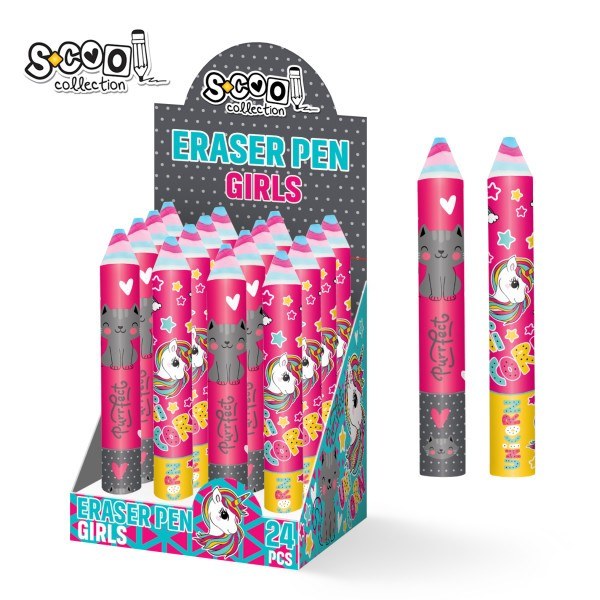 S-Cool gumica u olovci School24 Girl SC2722