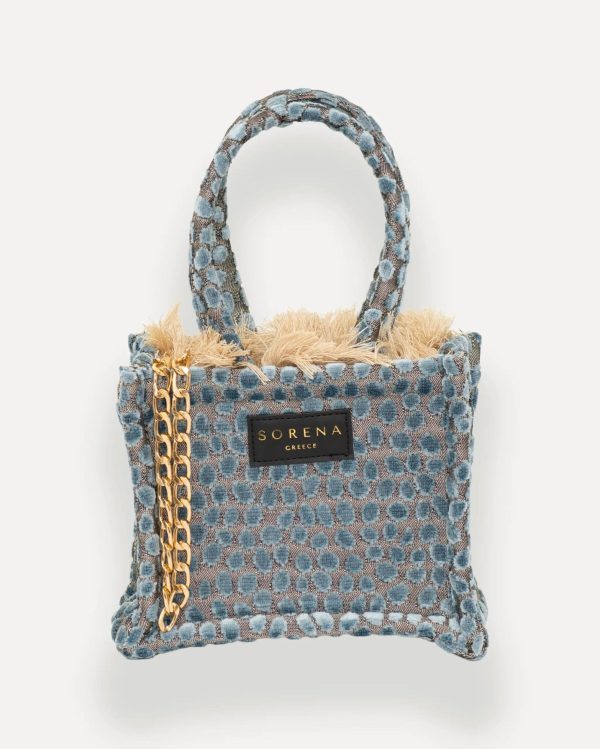 Sorena Cyclades mini tote torba, plava