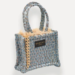 Sorena Cyclades mini tote torba, plava