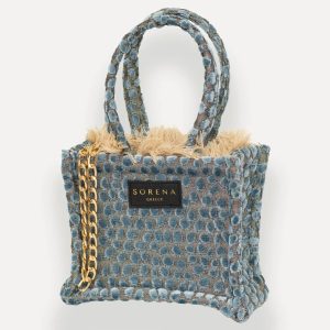 Sorena Cyclades mini tote torba, plava