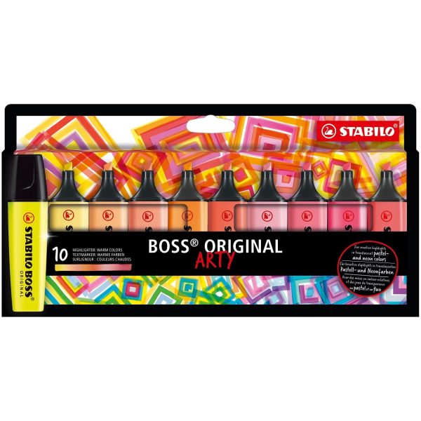 Stabilo Boss Original Arty signiri 1/10 tople boje