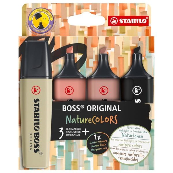 Stabilo Boss Original Nature signiri set 1/4 I
