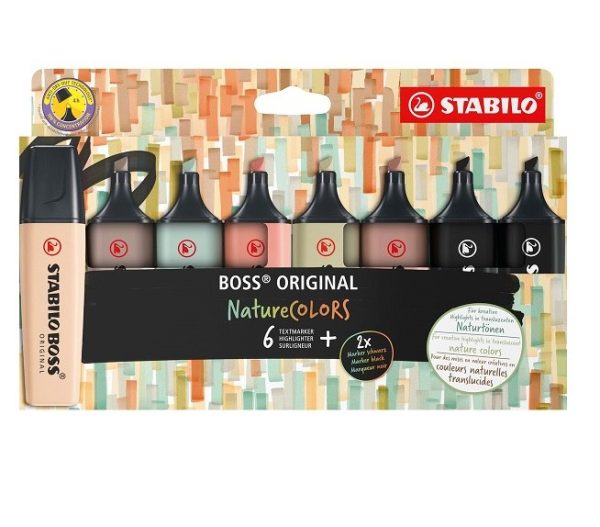 Stabilo Boss Original Nature signiri set 1/8