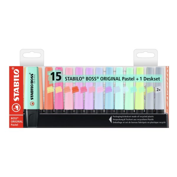 Stabilo Boss Original Pastel signiri stoni set 1/15