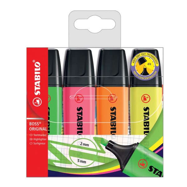 Stabilo Boss Original signiri set 1/4