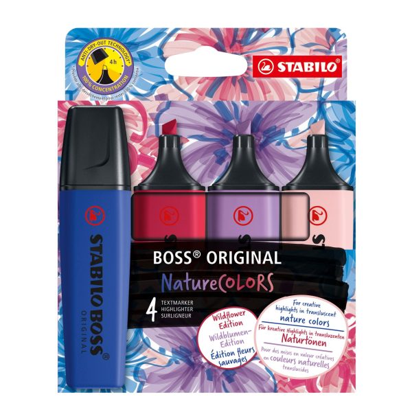 Stabilo Boss Original WildFlower signiri set 1/4