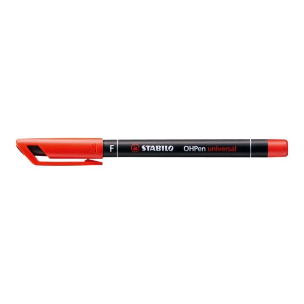 Stabilo OHPen permanentni marker F crveni