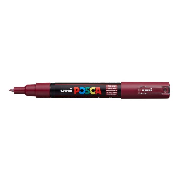 Uni Posca PC-1M marker crveno vino
