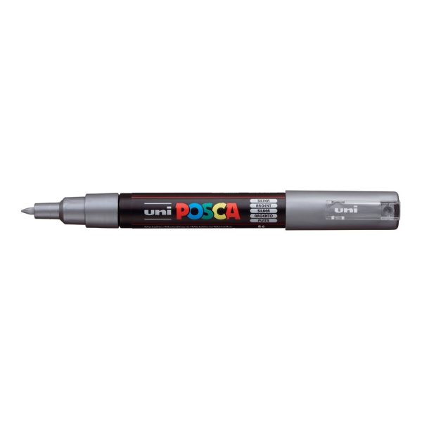 Uni Posca PC-1M marker srebrni