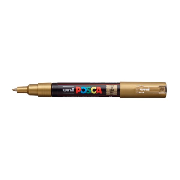 Uni Posca PC-1M marker zlatni
