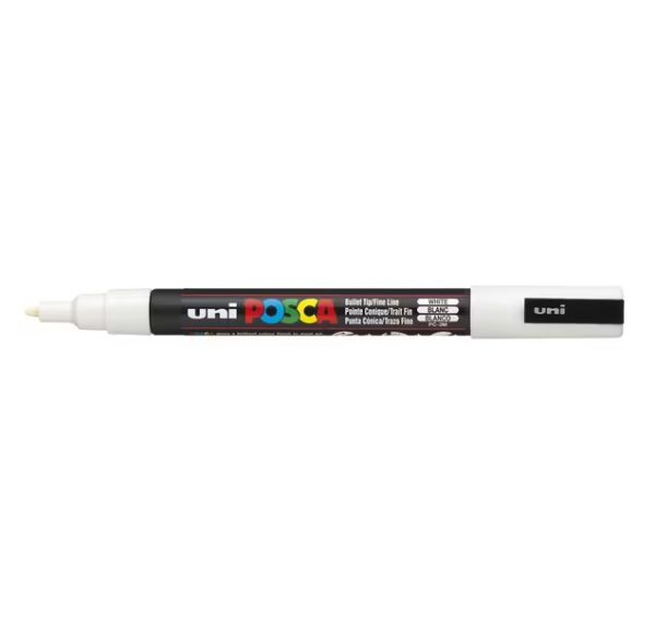 Uni Posca PC-3M marker beli