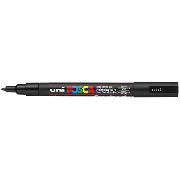 Uni Posca PC-3M marker crni