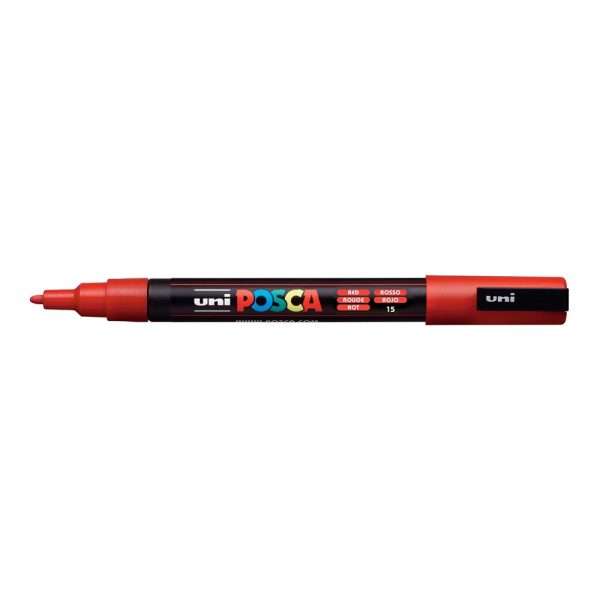 Uni Posca PC-3M marker crveni