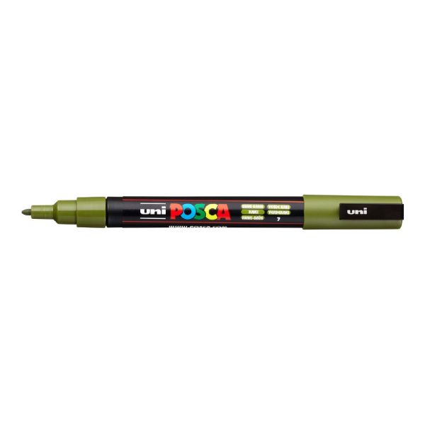 Uni Posca PC-3M marker kaki zeleni