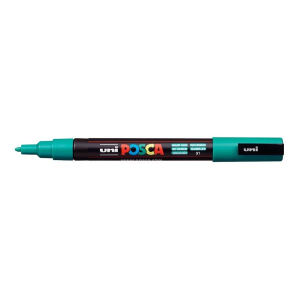 Uni Posca PC-3M marker smaragdni
