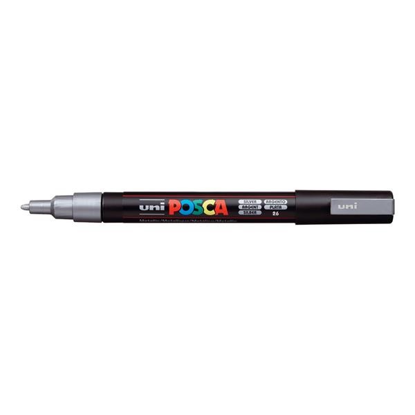 Uni Posca PC-3M marker srebrni