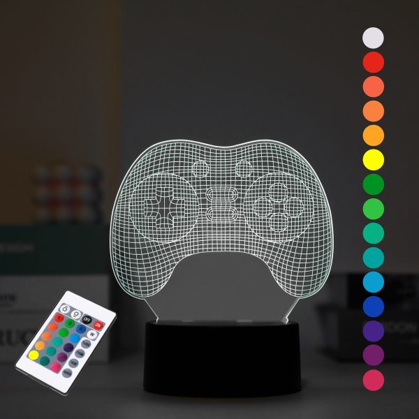 3D LED lampa i-Total Let's Play