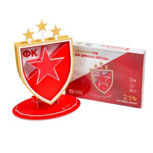 3D puzzle grb FK Crvena zvezda
