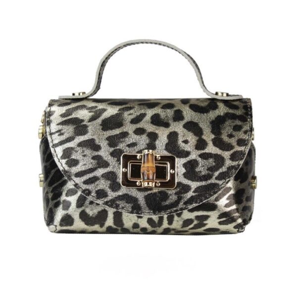 Bella Miao mini kožna torbica leopard dezen