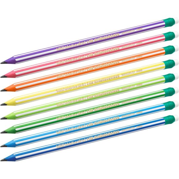 Grafitna olovka BIC Evolution Stripes HB sa gumicom